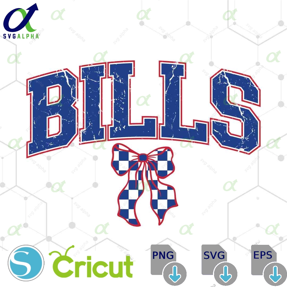 Bills Svg Png Bills Bow Png Bills Sublimation Varsity Bills Shirt Bills Shirt Png Bills Mascot Svg Png Bills Football Svg